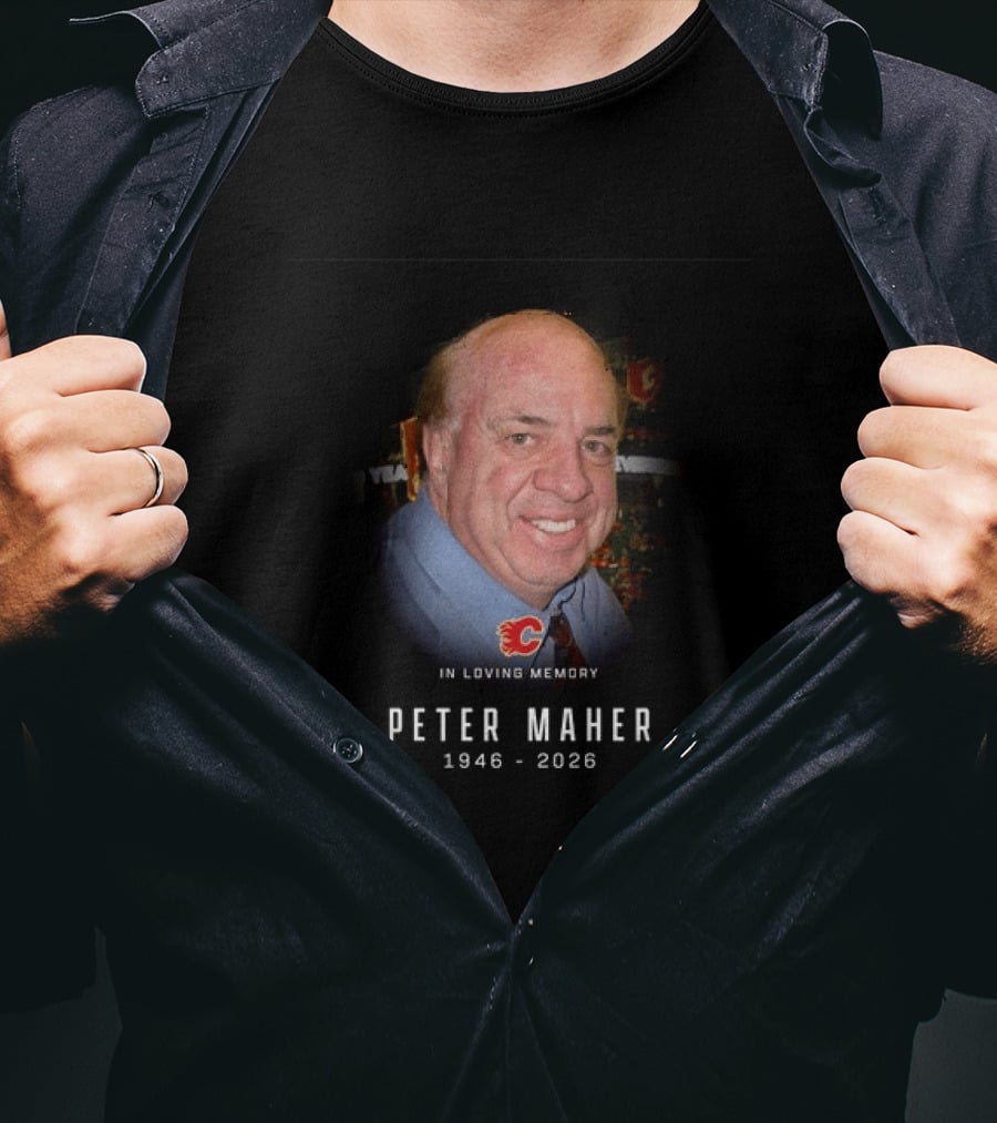 In Loving Memory Peter Maher 1946 2026 Flames T-Shirt