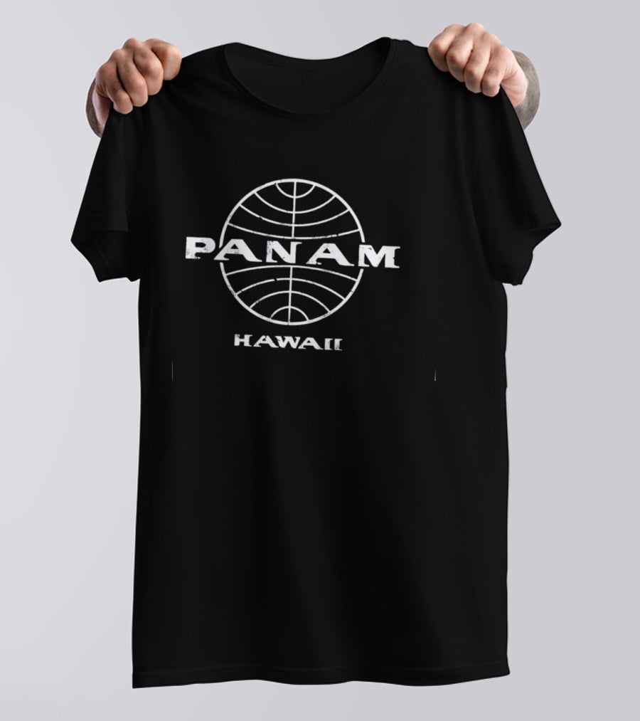 Pan Am Hawaii Distressed Globe Aviation T-Shirt