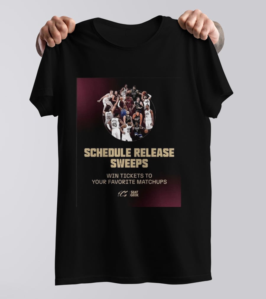 Schedule Release Sweeps Win Tickets To Your Favorite Matchups Seatgeek T-Shirt