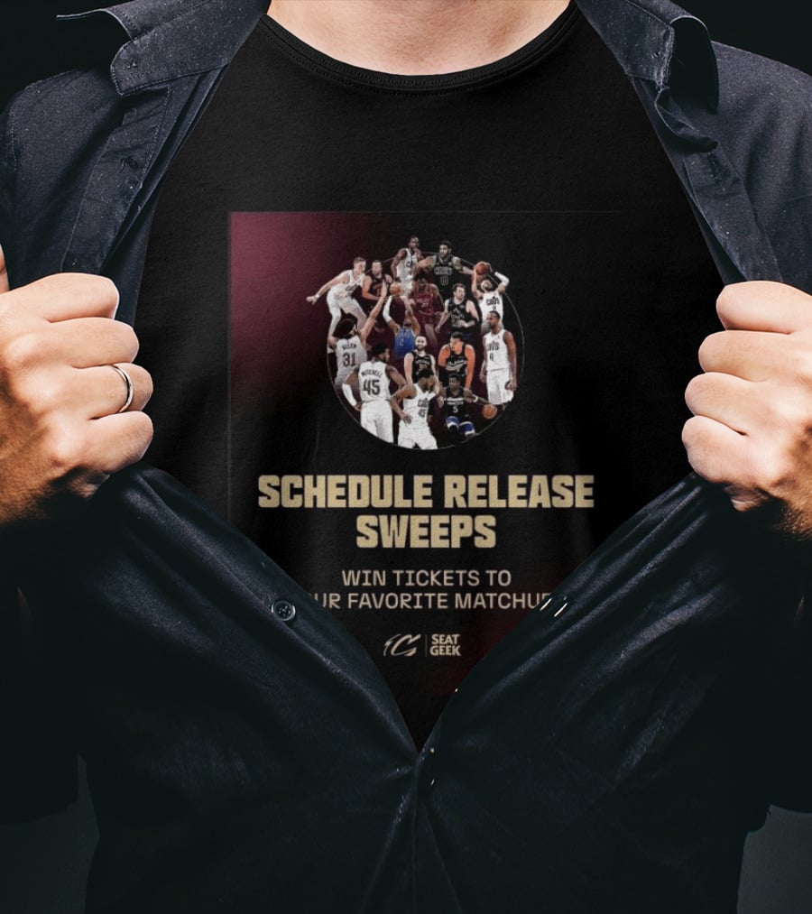 Schedule Release Sweeps Win Tickets To Your Favorite Matchups Seatgeek T-Shirt