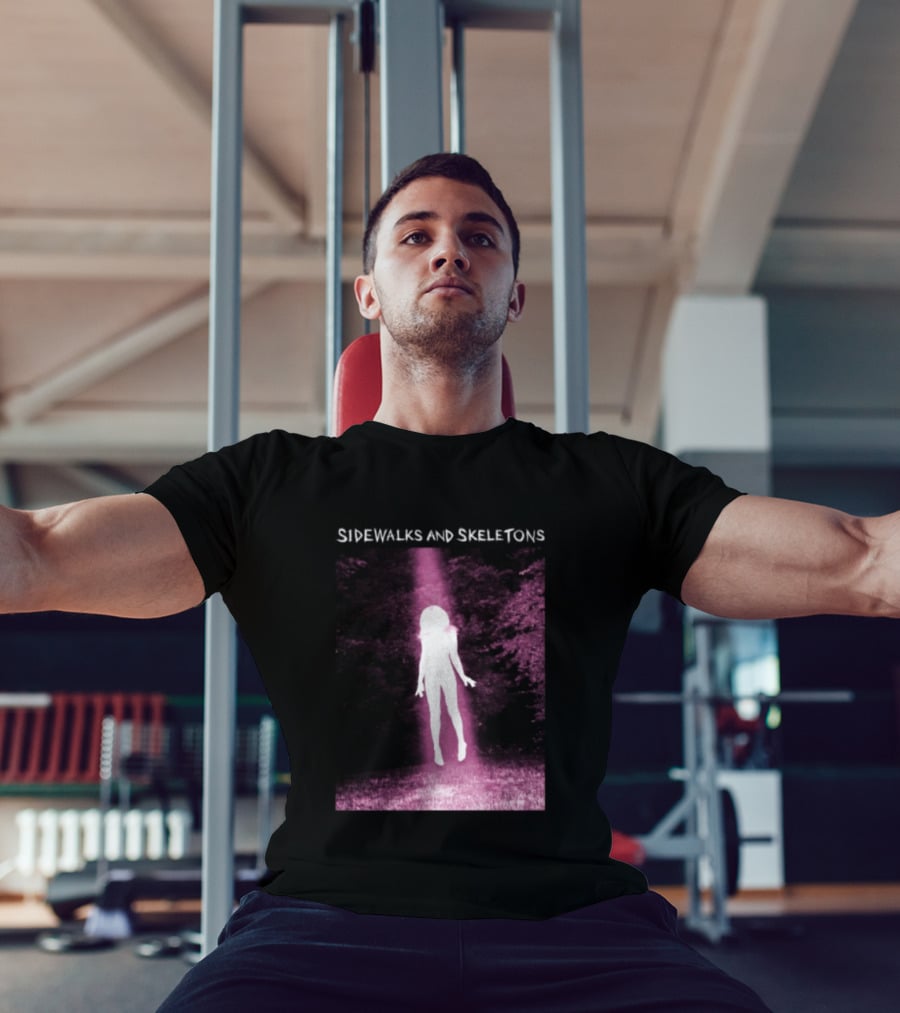 Sidewalks And Skeletons Goth Aesthetic Alien Abduction Vibes T-Shirt