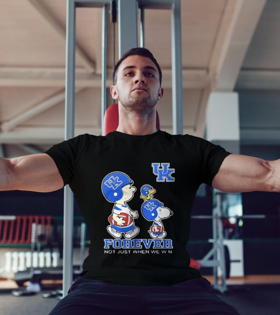 Snoopy Woodstock Charlie Brown UK Forever Not Just When We Win T-Shirt