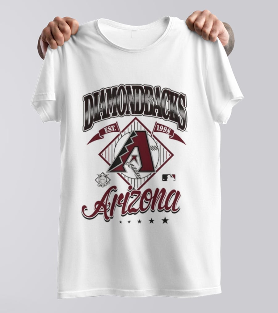 Arizona Diamondbacks Est 1998 Team A Logo MLB T-Shirt