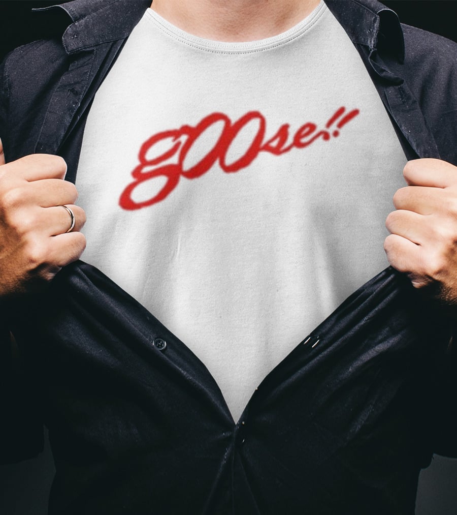 Grent Perez G00se Baseball Red Script T-Shirt
