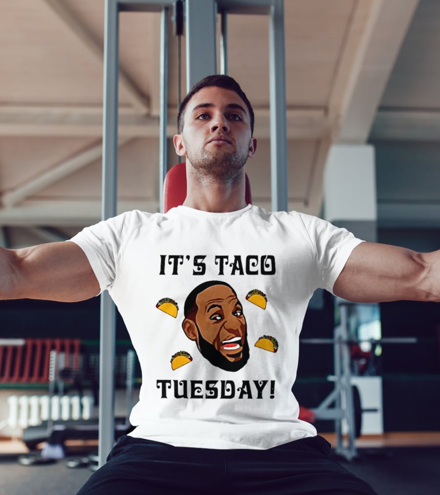 It's Taco Tuesday Meme Face With Tacos T-Shirt