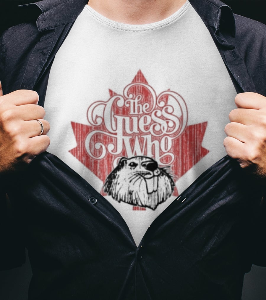 The Guess Who Beaver Maple Leaf Canadian T-Shirt