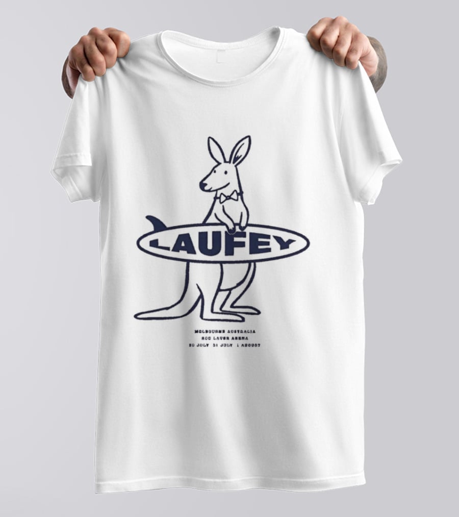 Laufey Melbourne Australia Rod Laver Arena Tour Dates Kangaroo T-Shirt