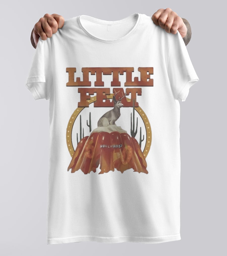 Little Feat Fifty Years Hollywood Record Album Antelope And Cactus T-Shirt