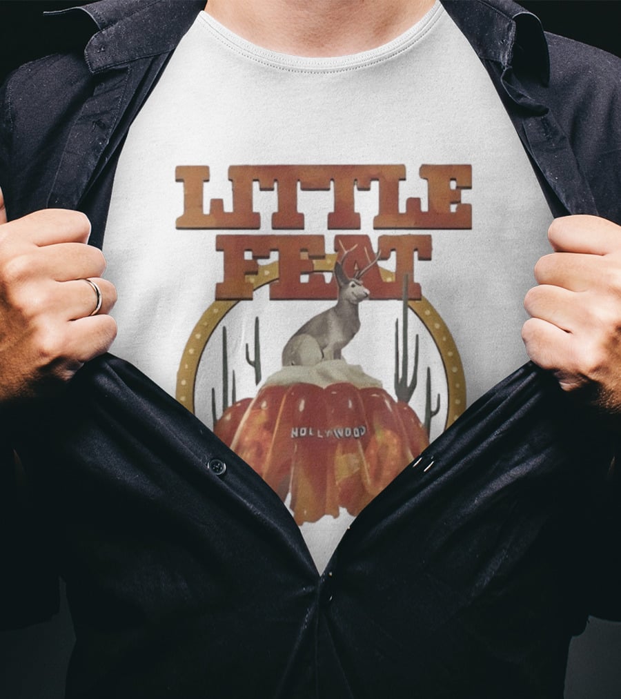 Little Feat Fifty Years Hollywood Record Album Antelope And Cactus T-Shirt