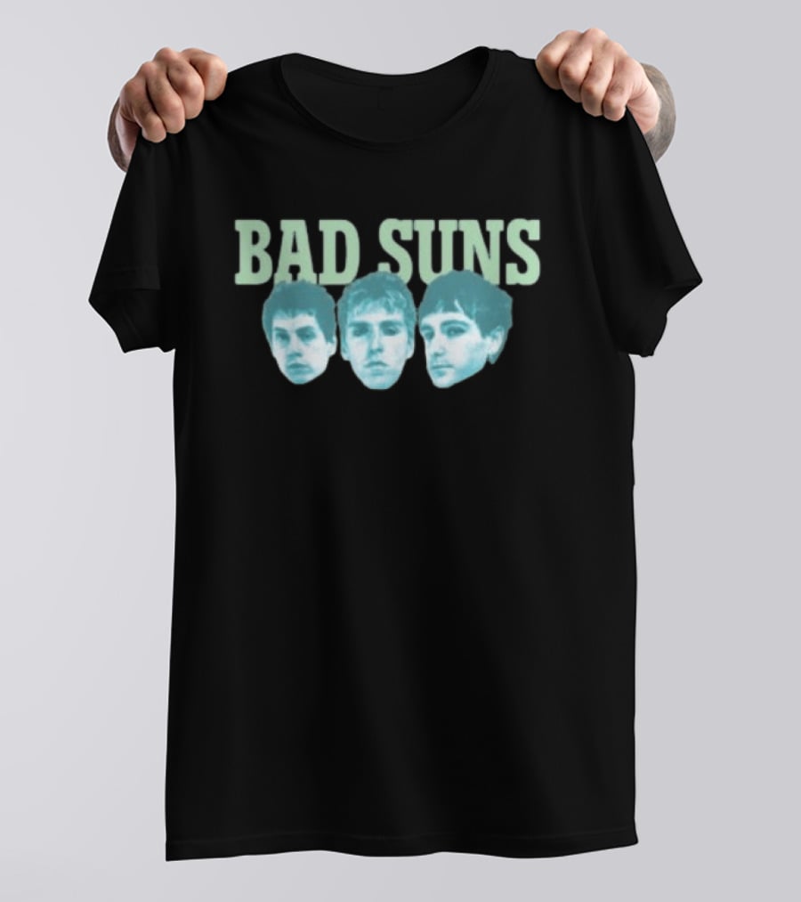 Bad Suns Band Floating Heads Imagery Merchandise T-Shirt