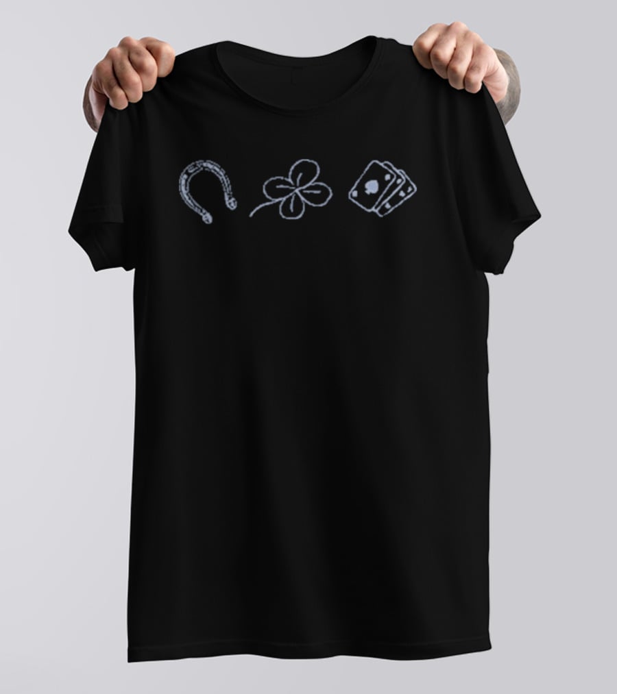 Conan Gray Wishbone One Year Anniversary Horseshoe Clover Dice T-Shirt