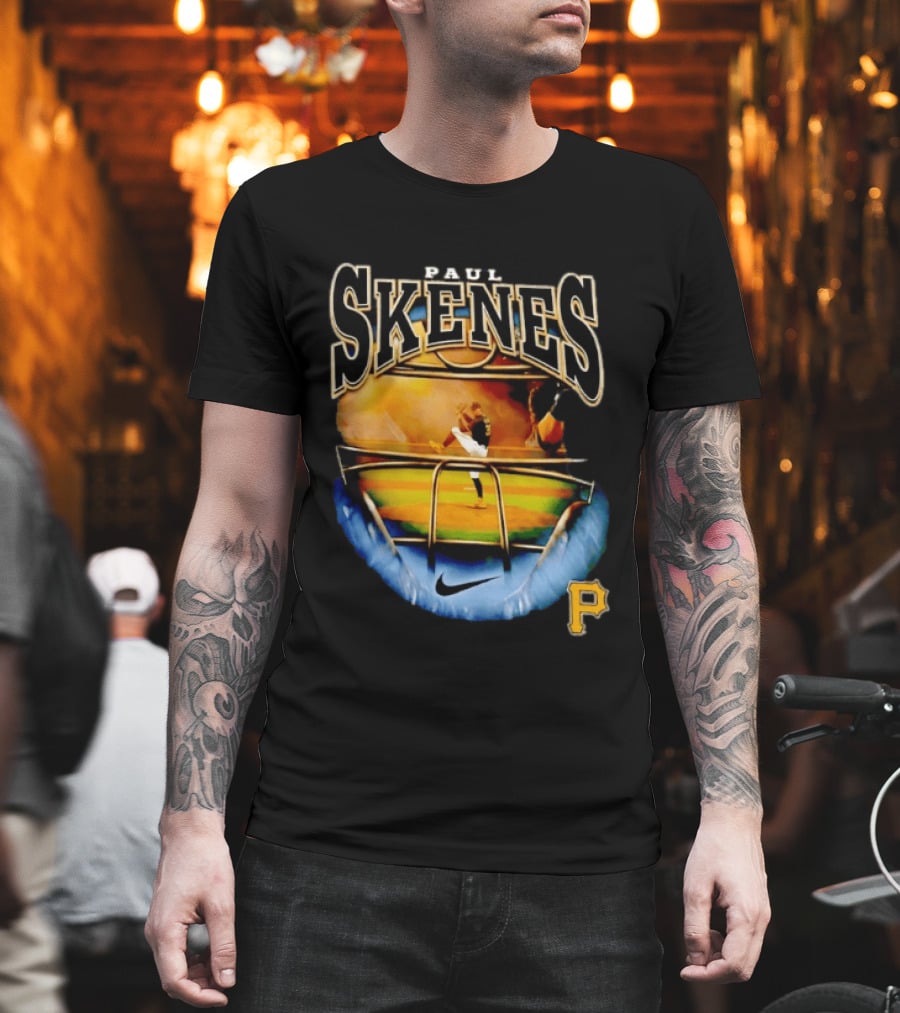 Paul Skenes Pittsburgh Pirates Ballpark Action Nike T-Shirt