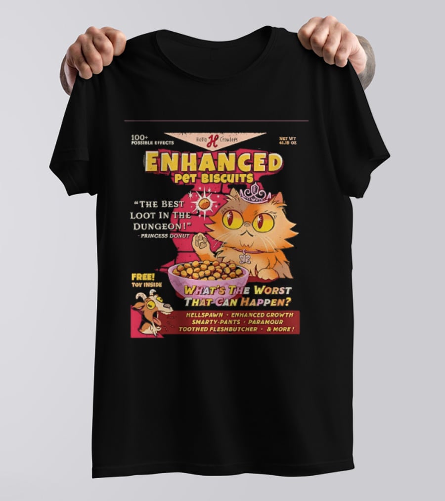 Enhanced Pet Biscuits Princess Donut Best Loot In The Dungeon T-Shirt