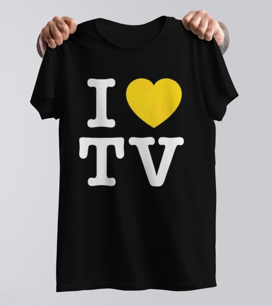 Hivemind I Love TV Heart T-Shirt