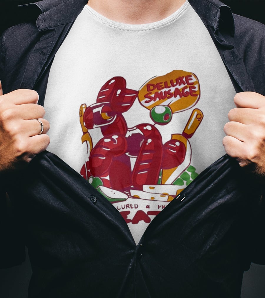 Deluxe Sausage Cured Premium Meat T-Shirt
