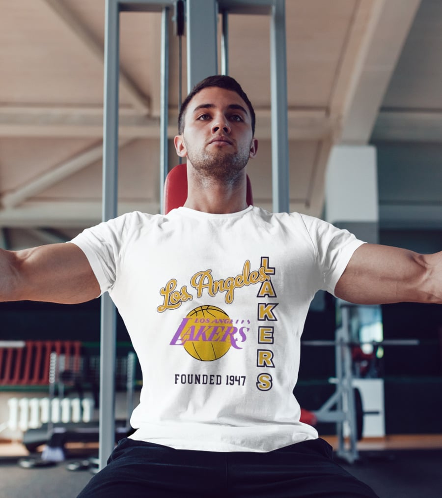 Los Angeles Lakers Founded 1947 NBA Basketball Team T-Shirt