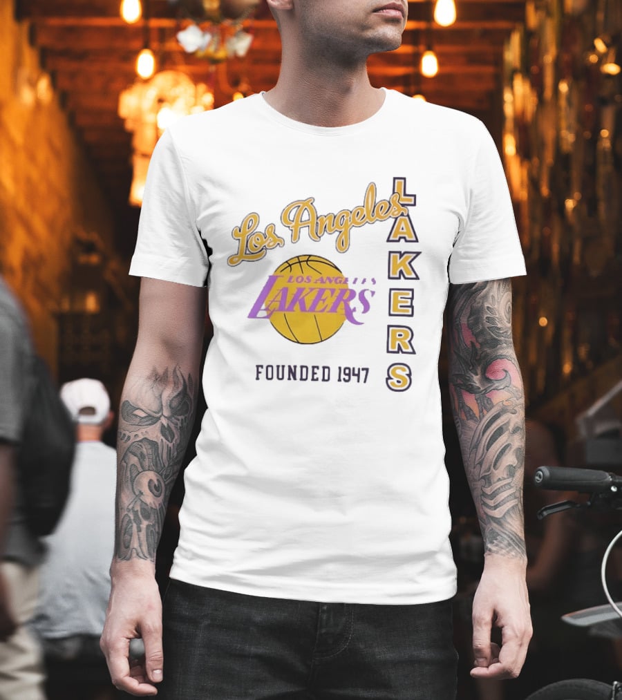 Los Angeles Lakers Founded 1947 NBA Basketball Team T-Shirt