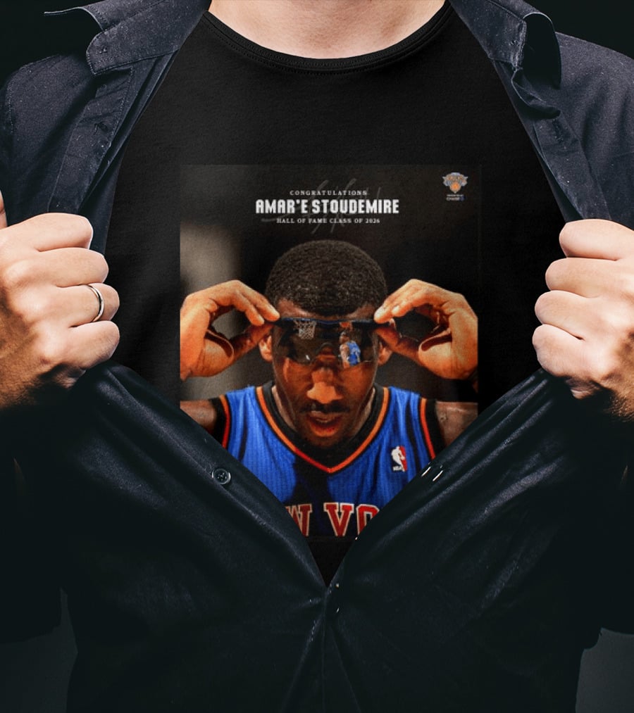 Congratulations Amar'e Stoudemire New York Knicks Hall Of Fame Class Of 2026 T-Shirt