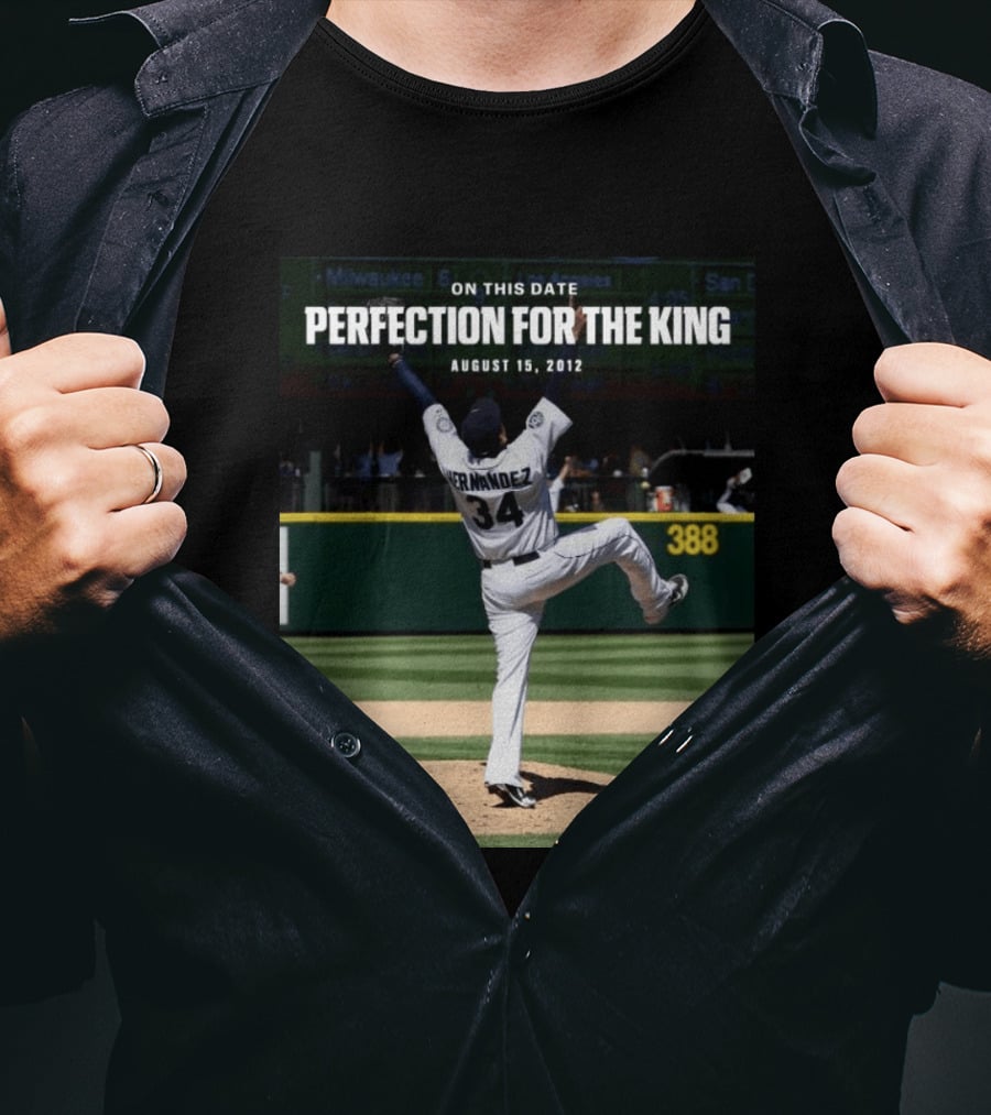 On This Date Perfection For The King Hernandez 34 August 15 2012 T-Shirt