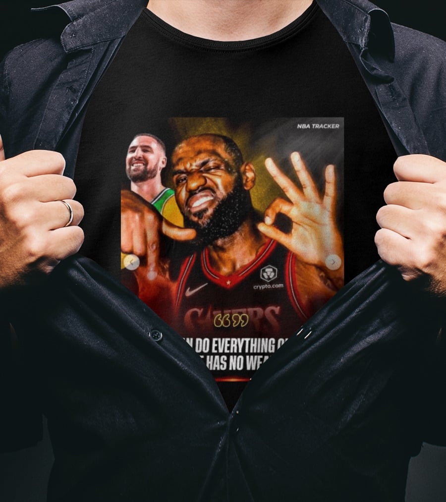 He Can Do Everything On The Court He Has No Weaknesses Crypto Lakers NBA Tracker T-Shirt