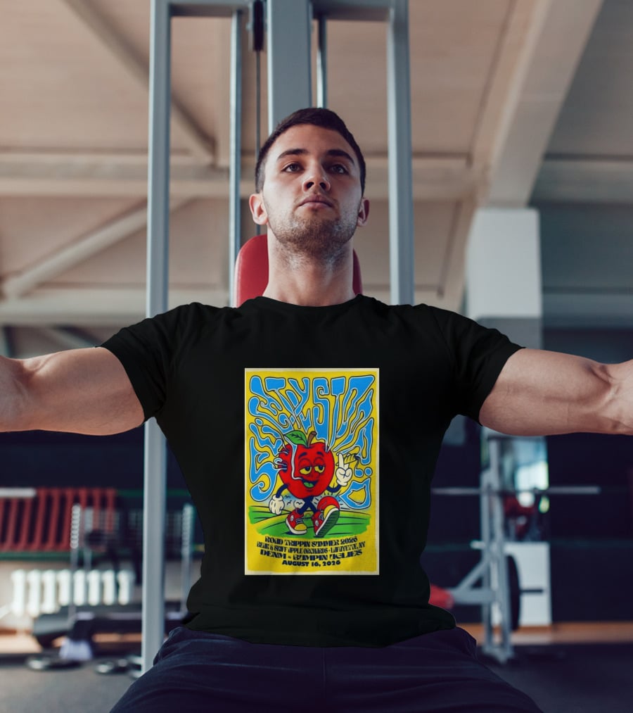 Slightly Stoopid Road Trippin Summer 2026 Apple Orchards LaFayette NY August 16 Dem Apples Bumpin Uglies T-Shirt