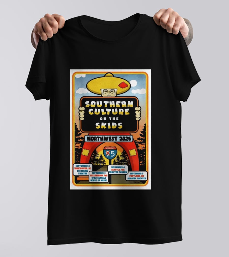 Southern Culture On The Skids Northwest 2026 Tour Vancouver Seattle Portland T-Shirt