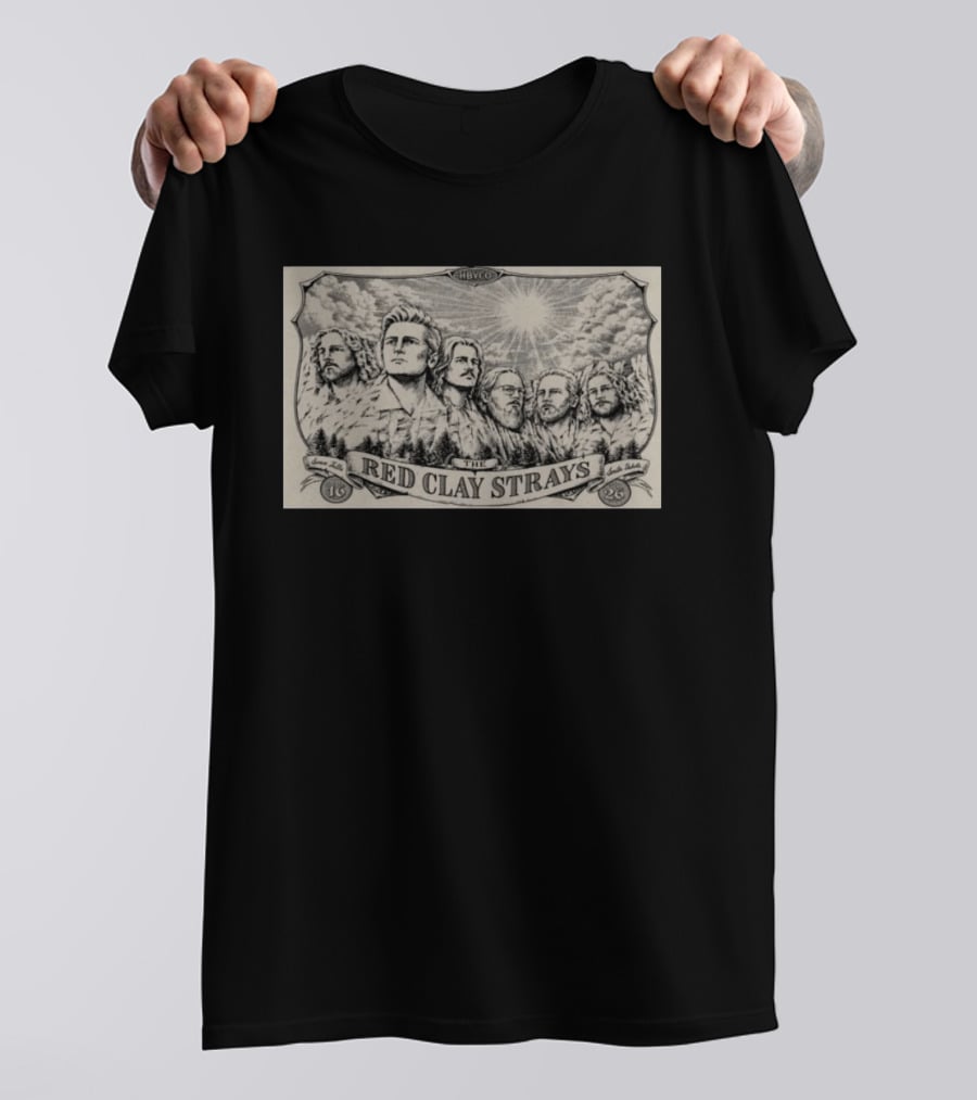 The Red Clay Strays Sioux Falls South Dakota August 16 2026 Concert HBYCO T-Shirt