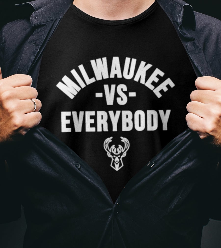 Milwaukee Bucks Vs Everybody T-Shirt