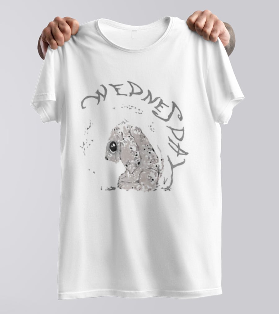 Wednesday Sad Puppy Gothic Creepy T-Shirt