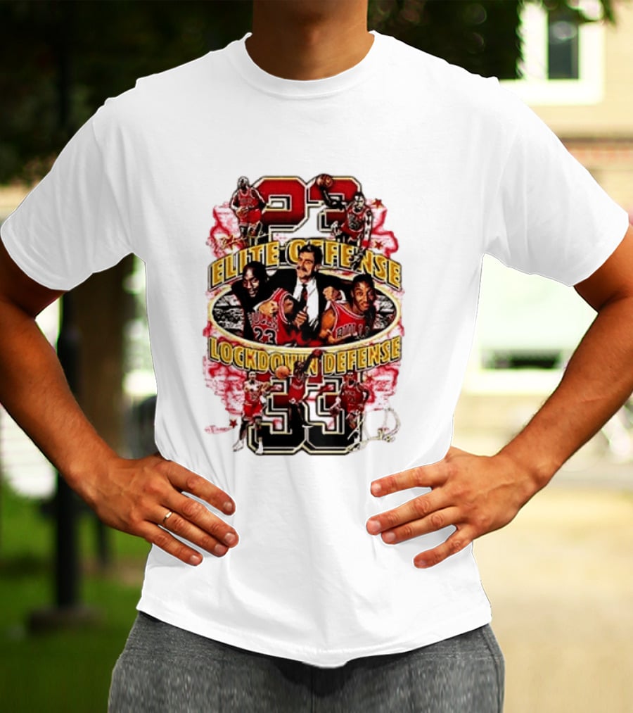 Chicago Bull Machael Jordan X Scotie Pippen Build For Greatness T-Shirt
