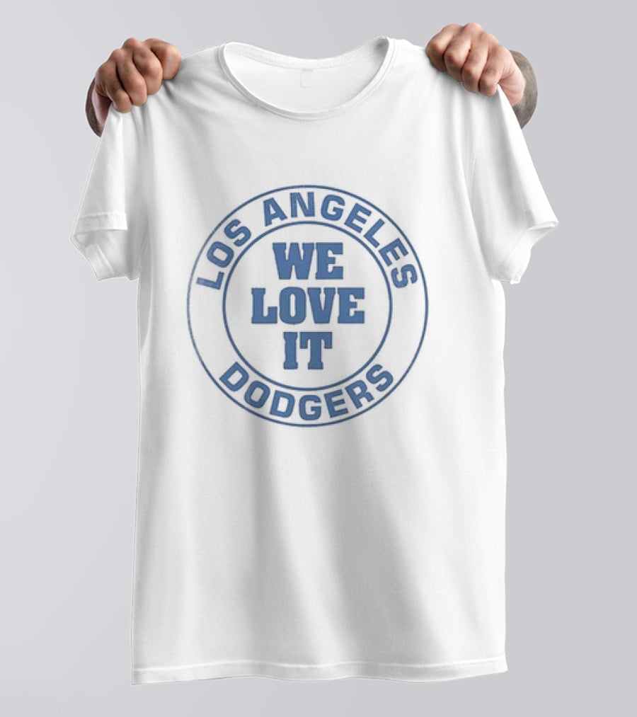 Los Angeles Dodgers Randy Newman I Love LA We Love It T-Shirt