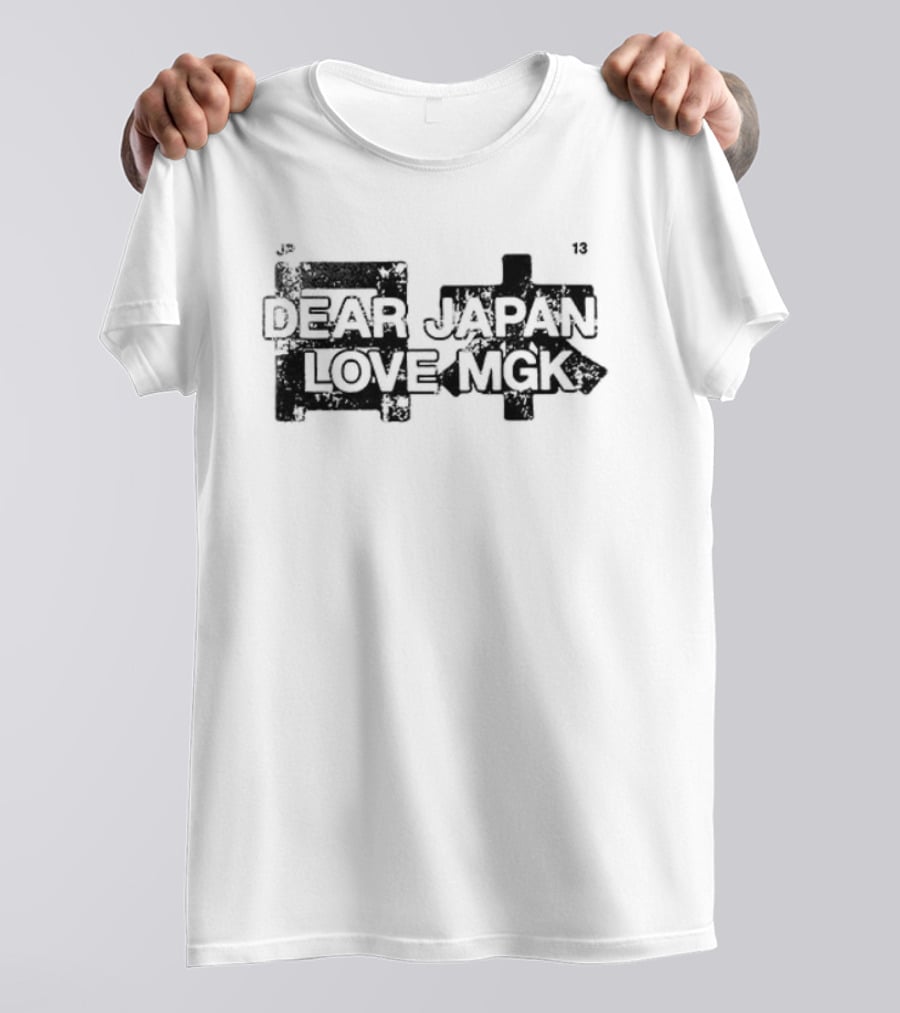 Dear Japan Love MGK Machine Gun Kelly Summer Sonic T-Shirt