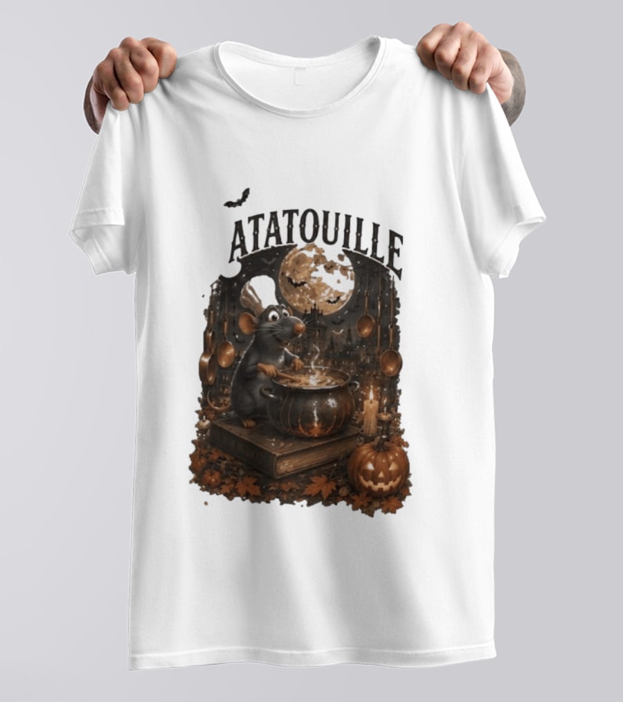 Ratatouille Halloween Cooking Adventure With Pumpkin And Chef Mouse T-Shirt