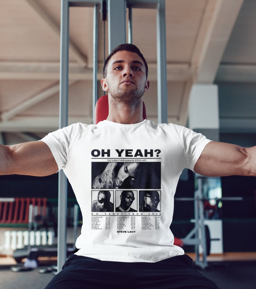 Steve Lacy Oh Yeah Tour Cities List Music Event Dates Compilation T-Shirt