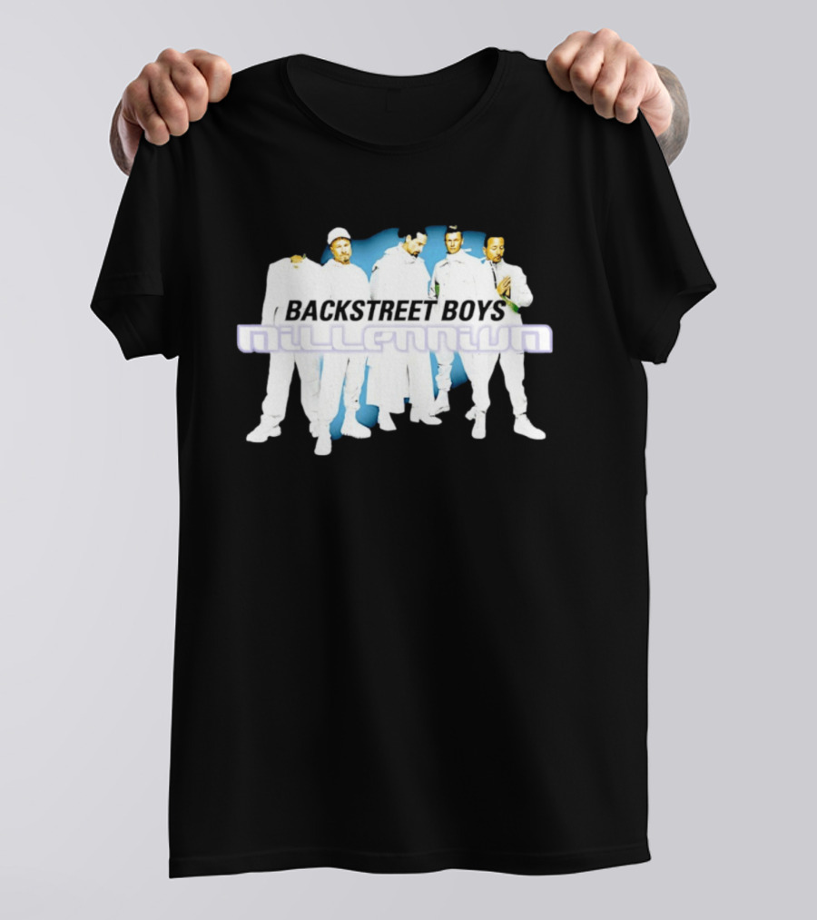 Backstreet Boys Millennium 90s Pop Boy Band Iconic Album Cover T-Shirt