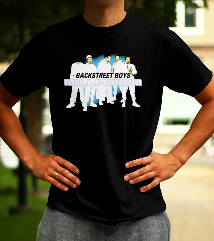 Backstreet Boys Millennium 90s Pop Boy Band Iconic Album Cover T-Shirt