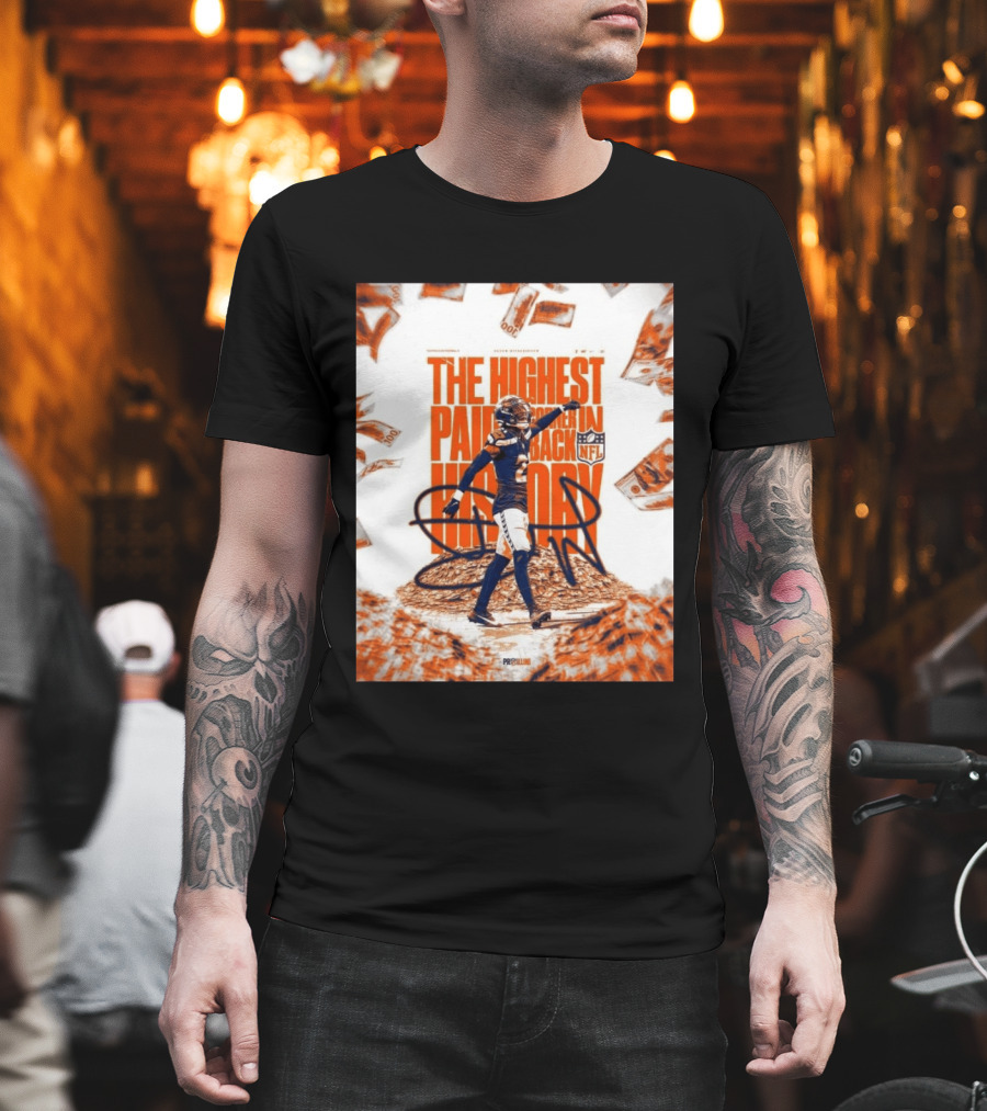 Devon Witherspoon NFL The Highest Paid Cornerback In History T-Shirt