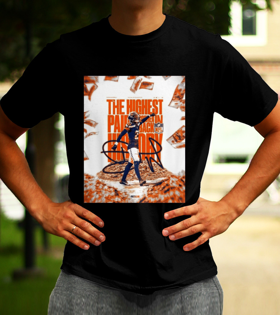 Devon Witherspoon NFL The Highest Paid Cornerback In History T-Shirt