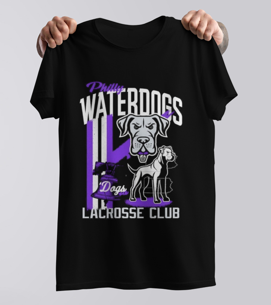 Philly Waterdogs Lacrosse Club Dogs Philadelphia T-Shirt