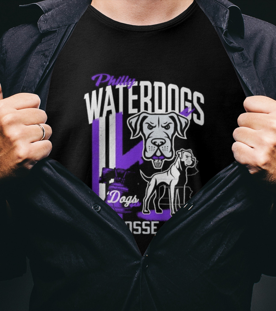 Philly Waterdogs Lacrosse Club Dogs Philadelphia T-Shirt
