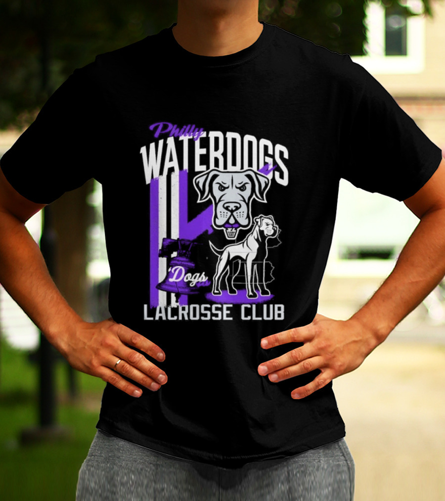 Philly Waterdogs Lacrosse Club Dogs Philadelphia T-Shirt