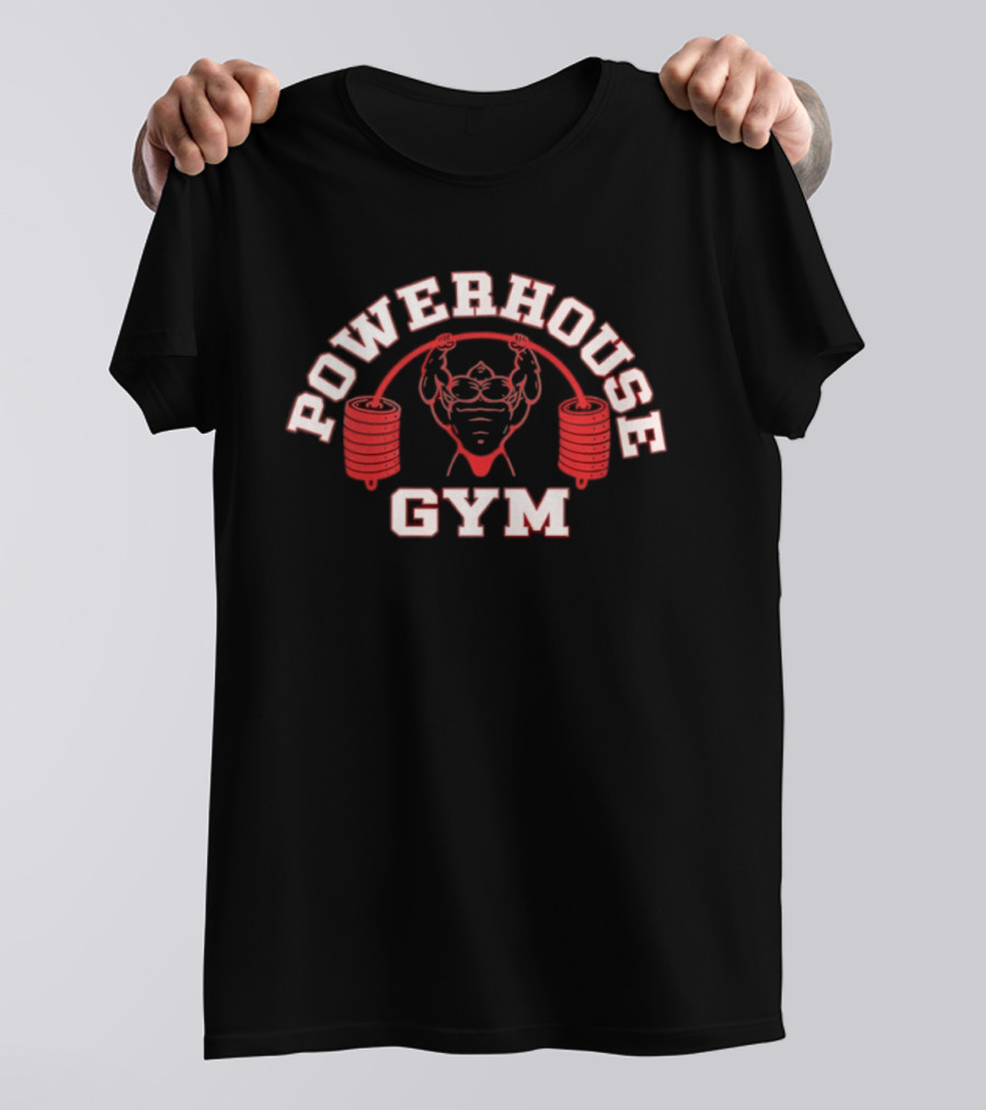 Powerhouse Gym Weightlifting Bodybuilding Lifting Weights Muscle Fitness T-Shirt