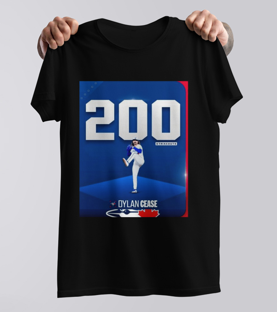 Dylan Cease 200 Strikeouts Baseball Pitcher T-Shirt