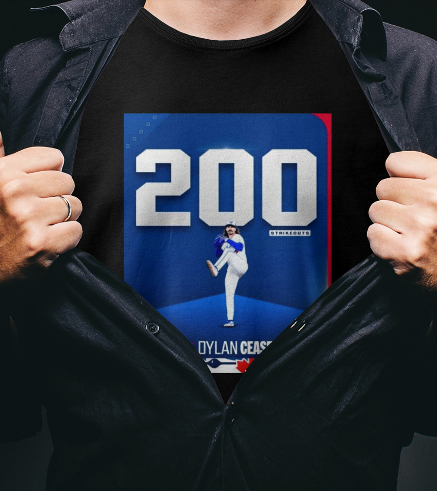 Dylan Cease 200 Strikeouts Baseball Pitcher T-Shirt