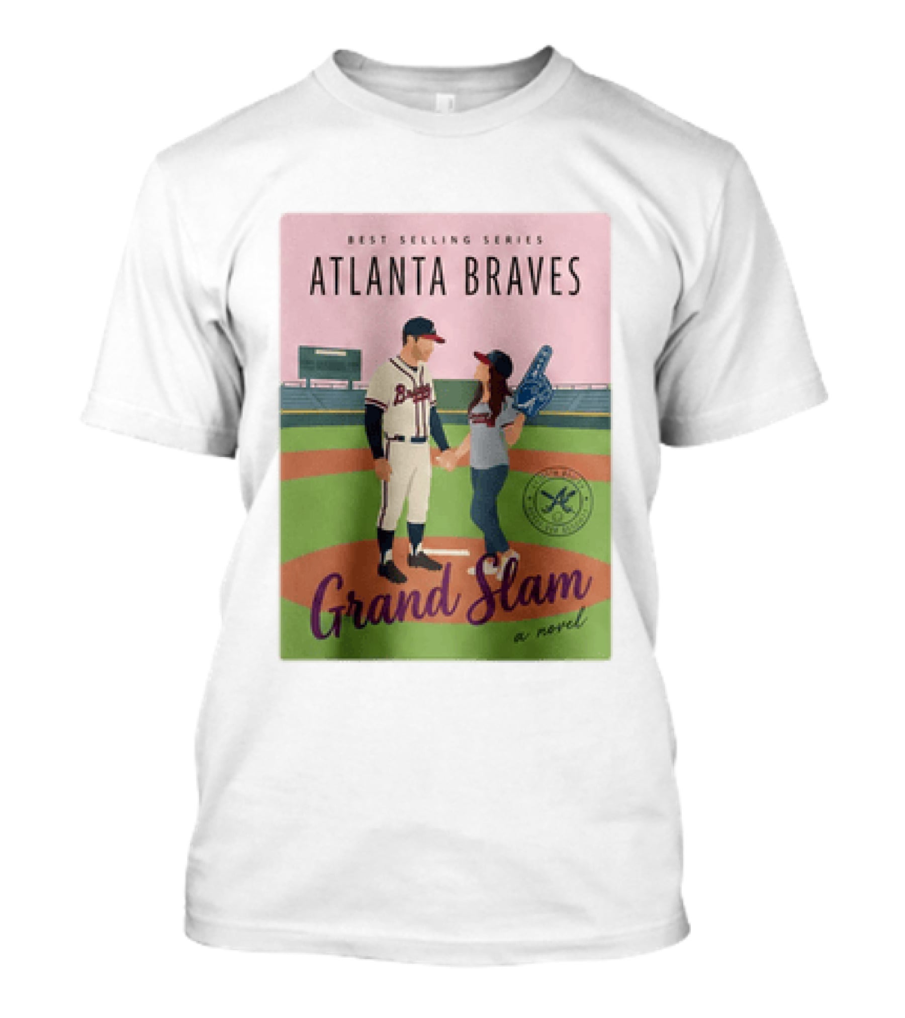 Atlanta Braves Best Selling Series Grand Slam Novel 2026 Giveaway T-Shirt