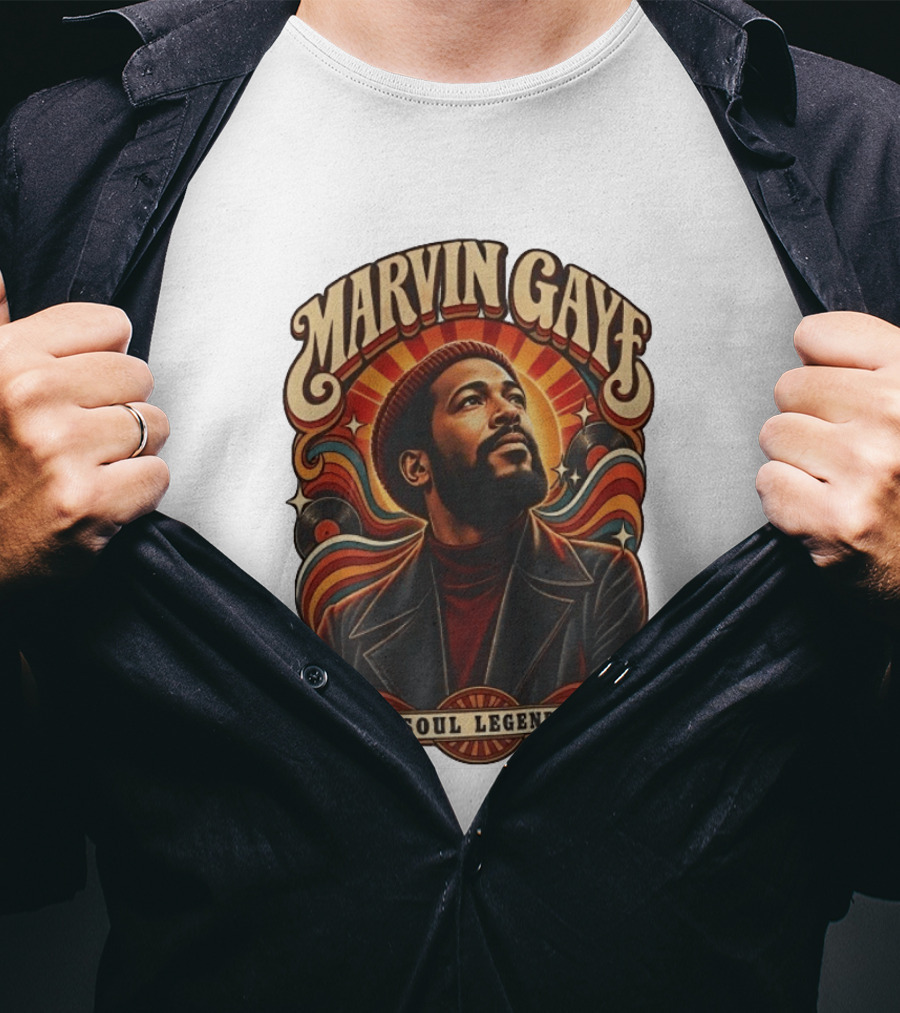 Marvin Gaye Soul Legend Motown T-Shirt