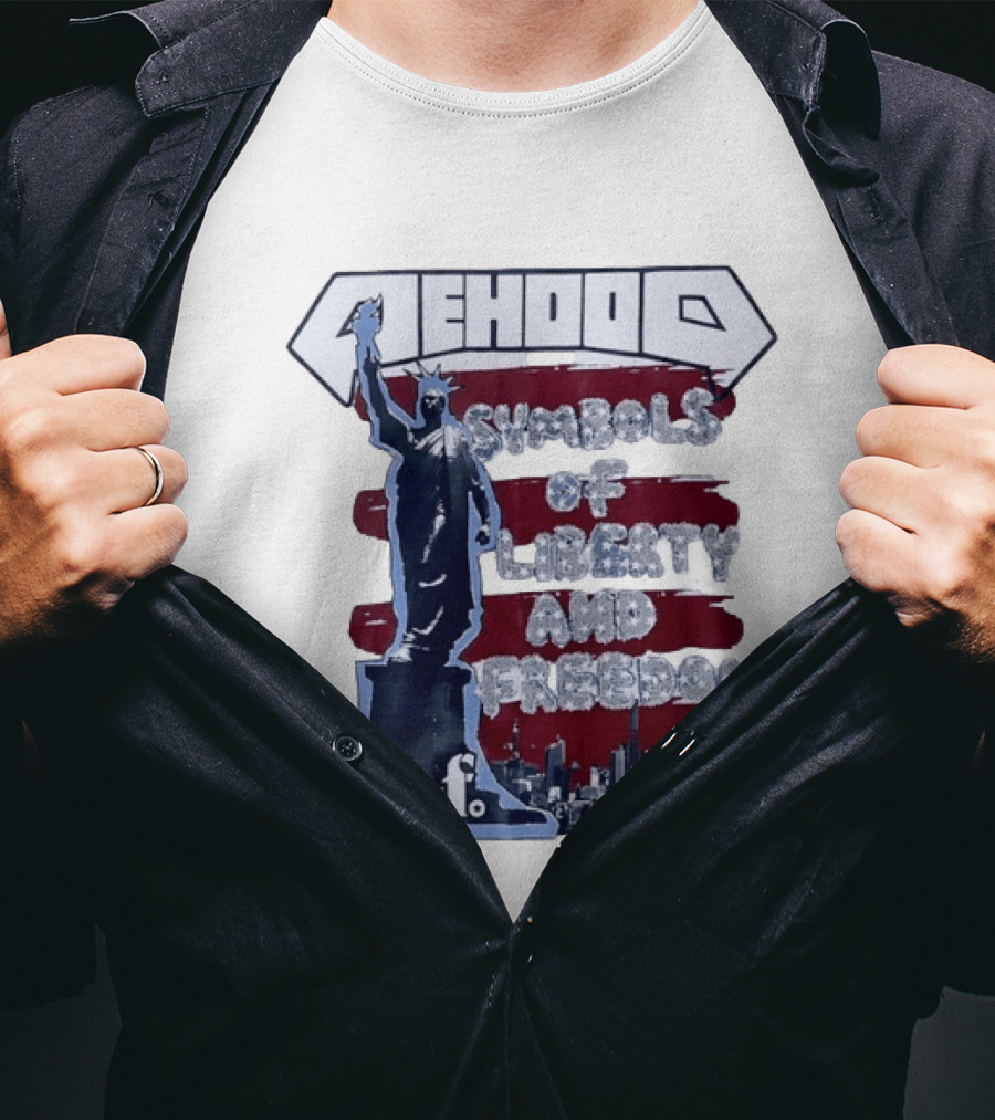 Mehood Symbols Of Liberty And Freedom Statue Of Liberty Daf T-Shirt