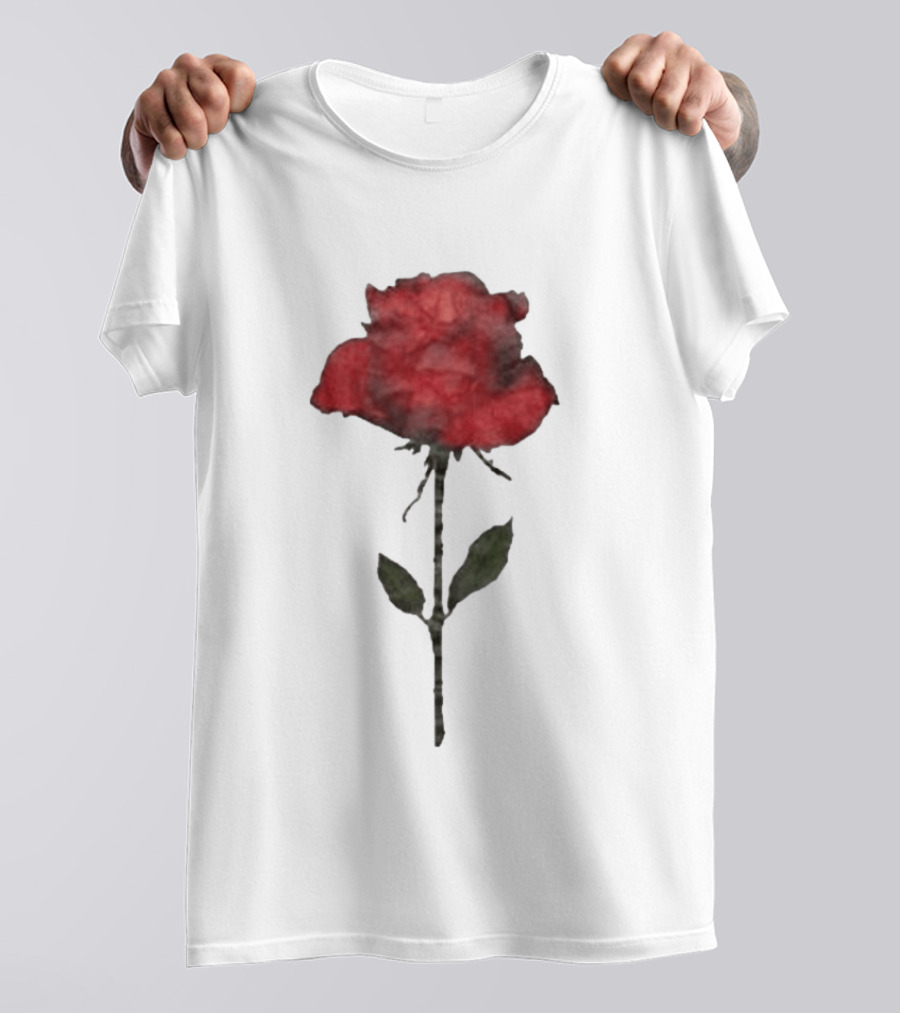 Original CORTIS Seonghyeon Acne Studios Women's Red Rose 2026 T-Shirt