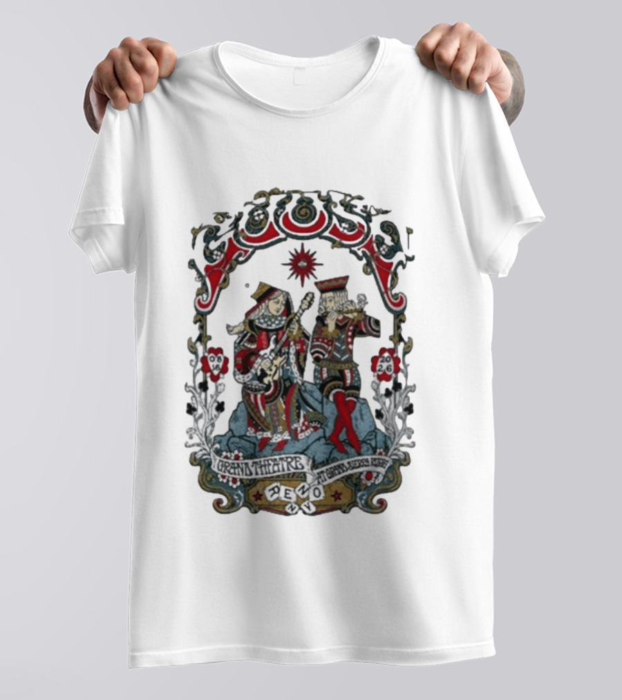 Goose Grand Theatre Reno August 16 2026 Playing Card Kings T-Shirt