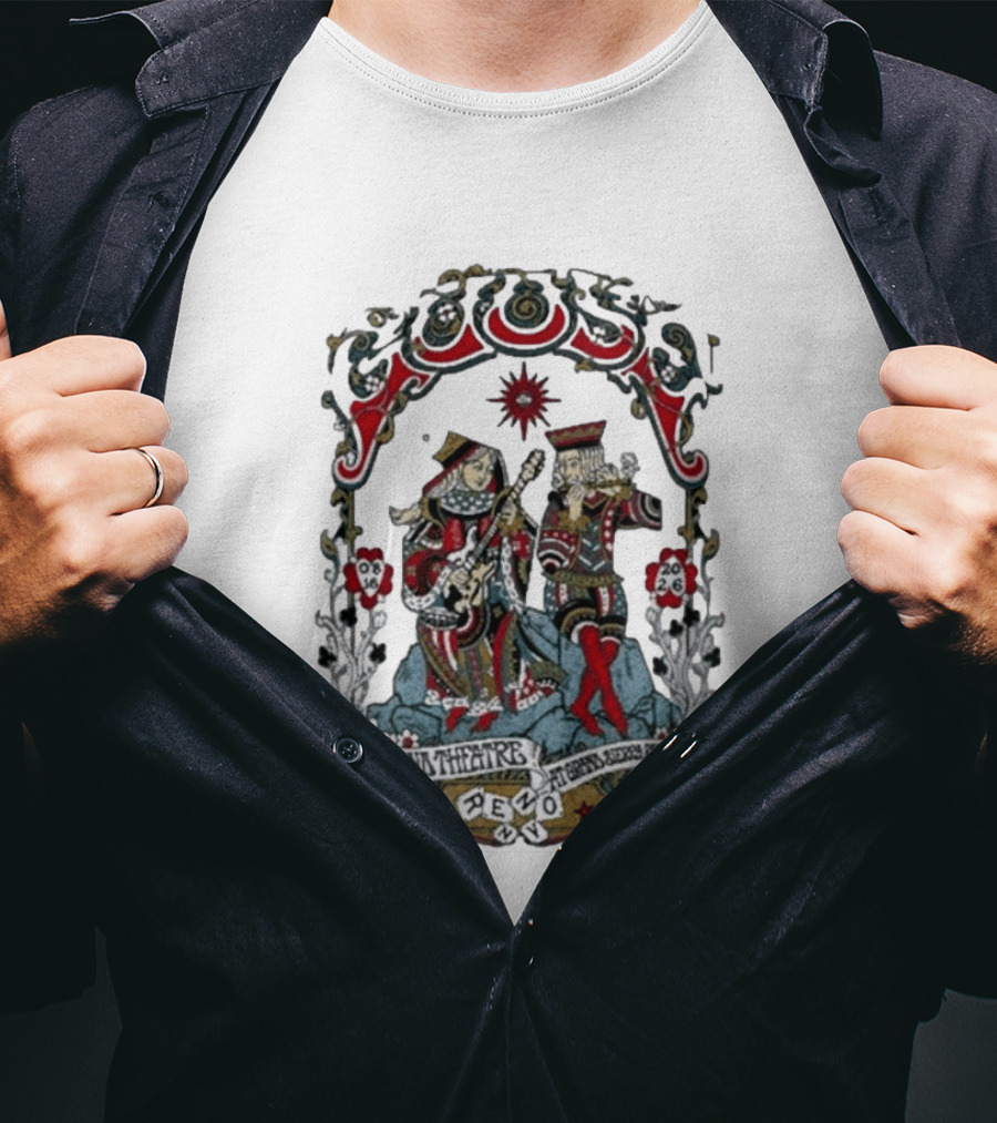 Goose Grand Theatre Reno August 16 2026 Playing Card Kings T-Shirt